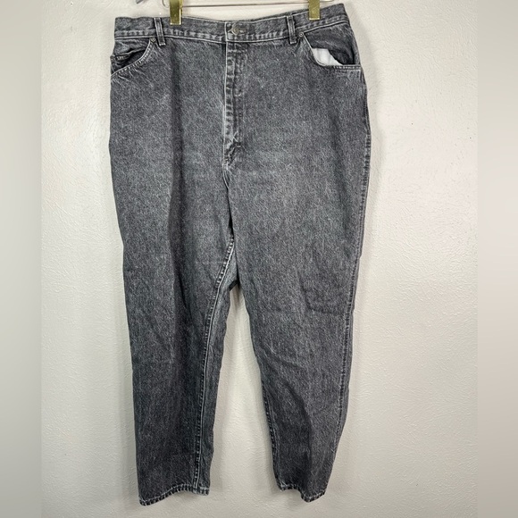 Lee black wash vintage high rise mom jeans - Picture 1 of 3